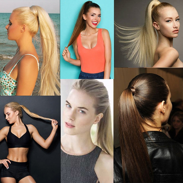 16H613# Invisible Seamless Bandage-style  Wig Long Straight Hair Wig Ponytail, 16H613#