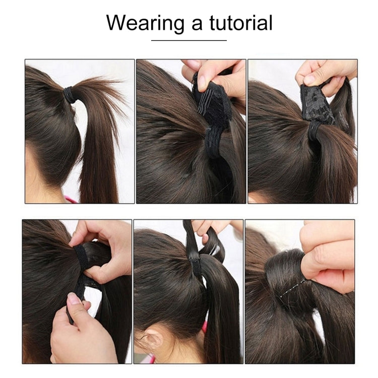 26# Invisible Seamless Bandage-style  Wig Long Straight Hair Wig Ponytail, 26#