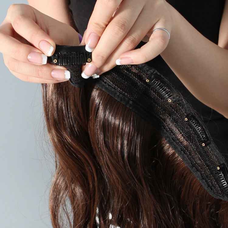 2M30# One-piece Seamless Five-clip Wig Long Straight Wig Piece