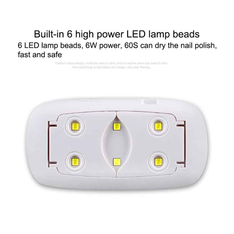 SUN mini 2 6W UV + LED USB Nail Lamp Fingernail Gel Curing Dryer