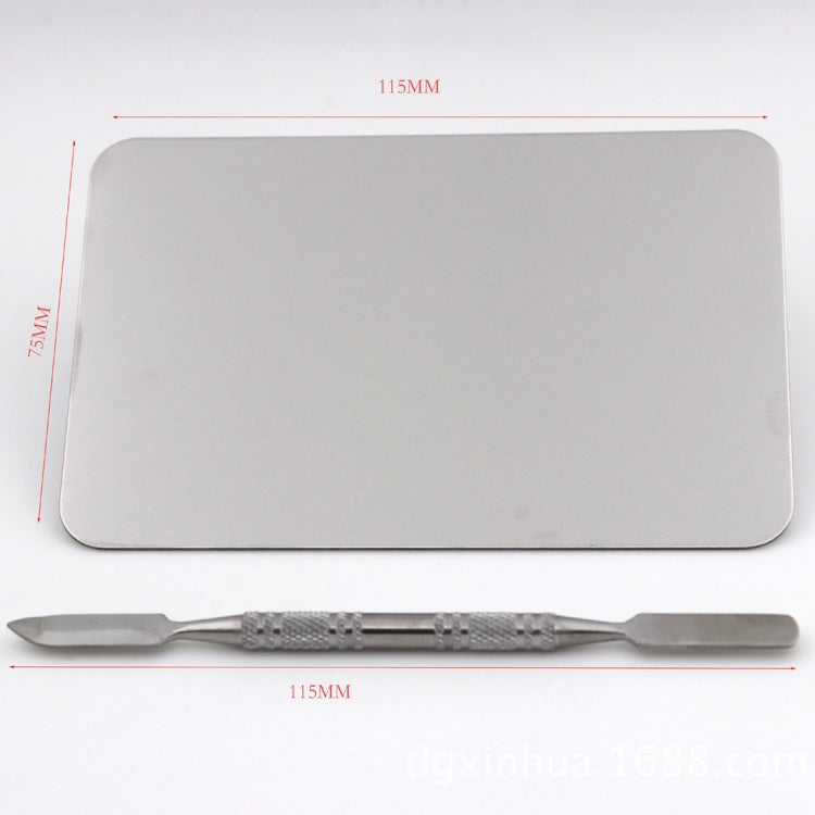 S Size Make-up Square Stainless Steel Palette