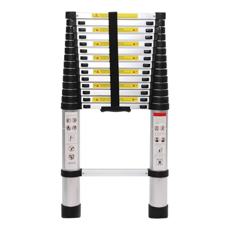 Multifunctional Thickened Aluminum Alloy Single-sided Telescopic Ladder, Size: 4.4m