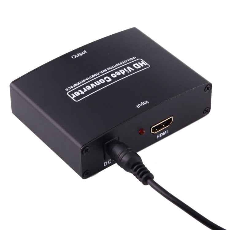 1080P HD HDMI to YPbPr Video and R/L Audio Adapter Converter