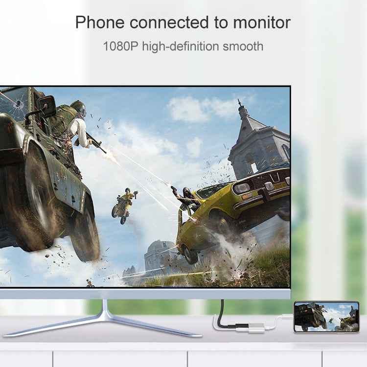 8 Pin to HDMI HDTV Projector Video Adapter Cable for iPhone