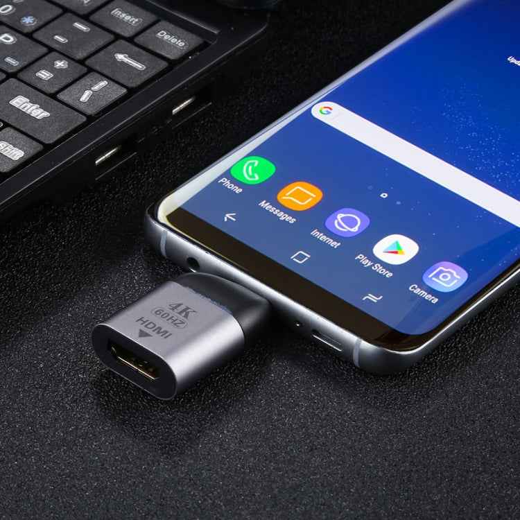 Type-C Male Connector To HDMI Version 2.0 Adapter,Supports 3D Visual Effects