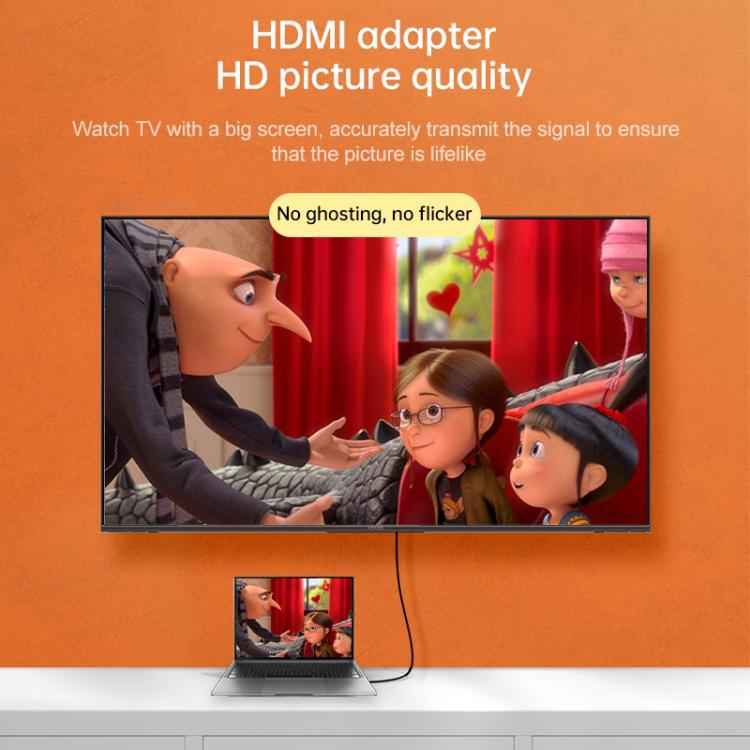 Micro HDMI Male to HDMI Female Gold-plated Head Adapter