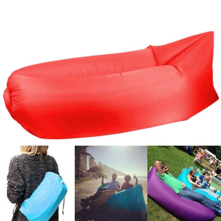 Inflatable Lounger Polyester Fabric Compression Air Bag Sofa for Beach / Travelling / Hospitality / Fishing, Size: 185cm x 75cm x 50cm, Normal Quality