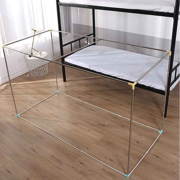 Student Dormitory Square Ceiling Zipper Mosquito Net Encryption Zipper Three Door Defence Mosquito for Upper Berth