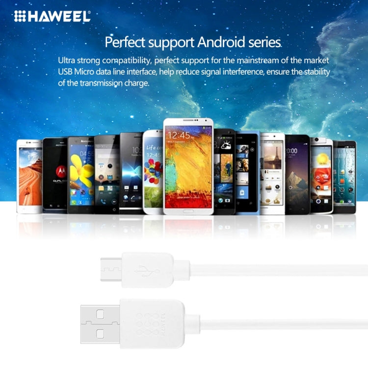 HAWEEL 1m High Speed 35 Cores Micro USB to USB Data Sync Charging Cable