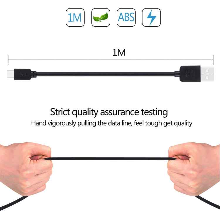 3 PCS HAWEEL 1m High Speed Micro USB to USB Data Sync Charging Cable Kits For Galaxy, Huawei, Xiaomi, LG, HTC and other Smart Phones
