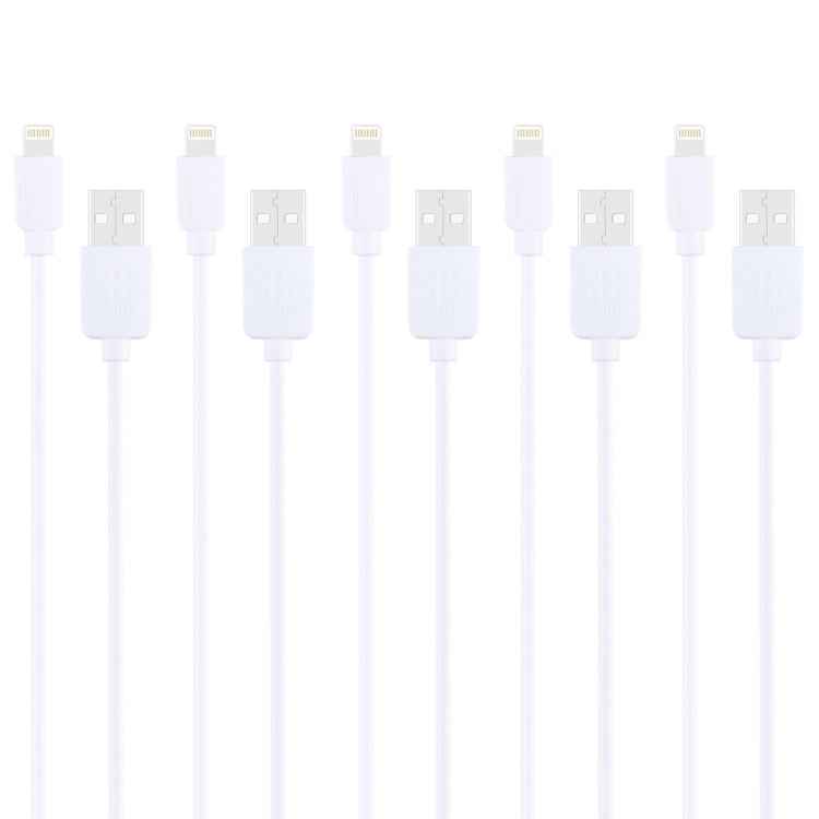 5 PCS HAWEEL 1m High Speed 8 pin to USB Sync and Charging Cable Kit for iPhone, iPad