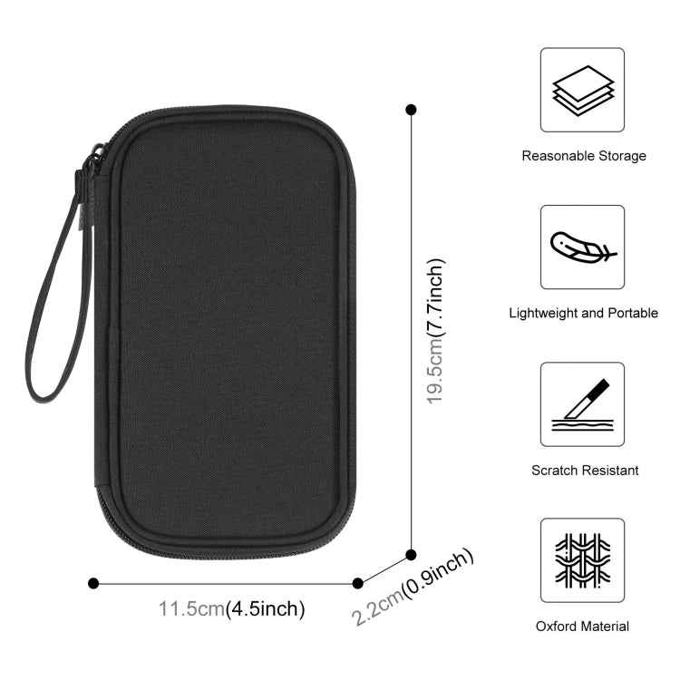 HAWEEL Electronic Organizer Storage Bag for Cellphones, Power Bank, Cables, Mouse, Earphones