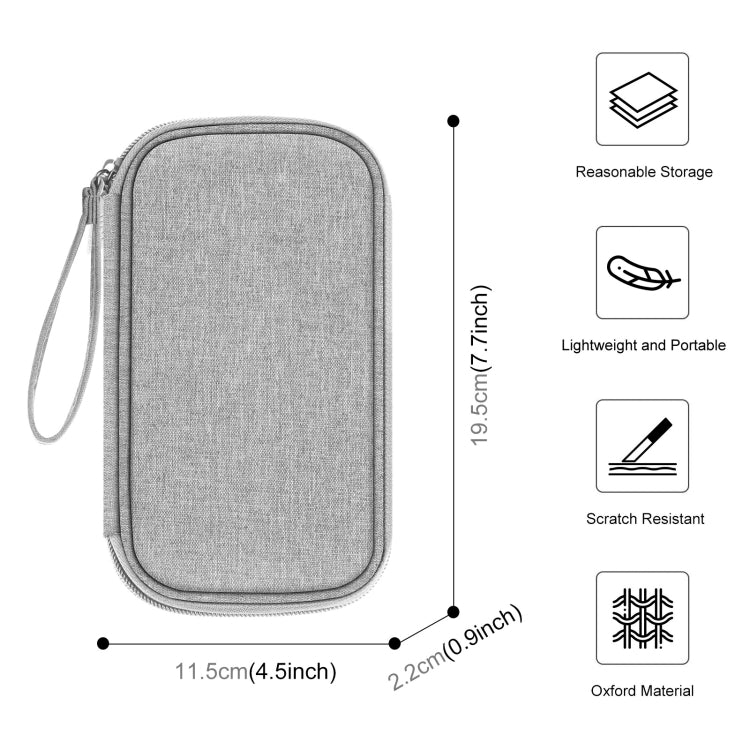 HAWEEL Electronic Organizer Storage Bag for Cellphones, Power Bank, Cables, Mouse, Earphones
