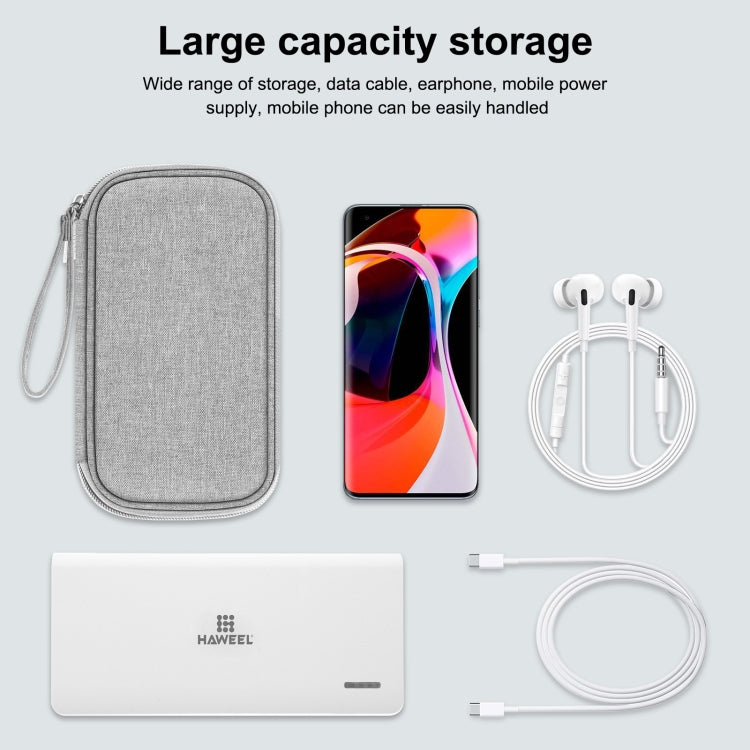 HAWEEL Electronic Organizer Storage Bag for Cellphones, Power Bank, Cables, Mouse, Earphones