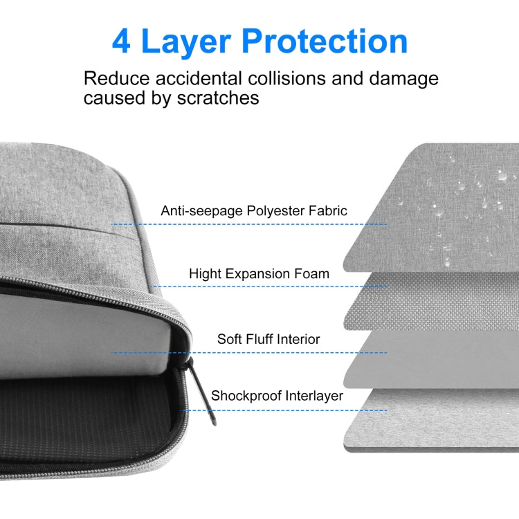 HAWEEL 13.0 inch Sleeve Case Zipper Briefcase Laptop Handbag For Macbook, Samsung, Lenovo Thinkpad, Sony, DELL Alienware, CHUWI, ASUS, HP, 13 inch -13.5 inch Laptops, 13.0-13.5 inch