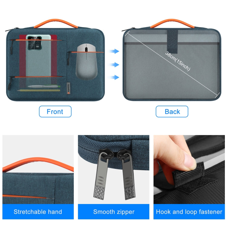 HAWEEL 13.0 inch Sleeve Case Zipper Briefcase Laptop Handbag For Macbook, Samsung, Lenovo Thinkpad, Sony, DELL Alienware, CHUWI, ASUS, HP, 13 inch -13.5 inch Laptops, 13.0-13.5 inch