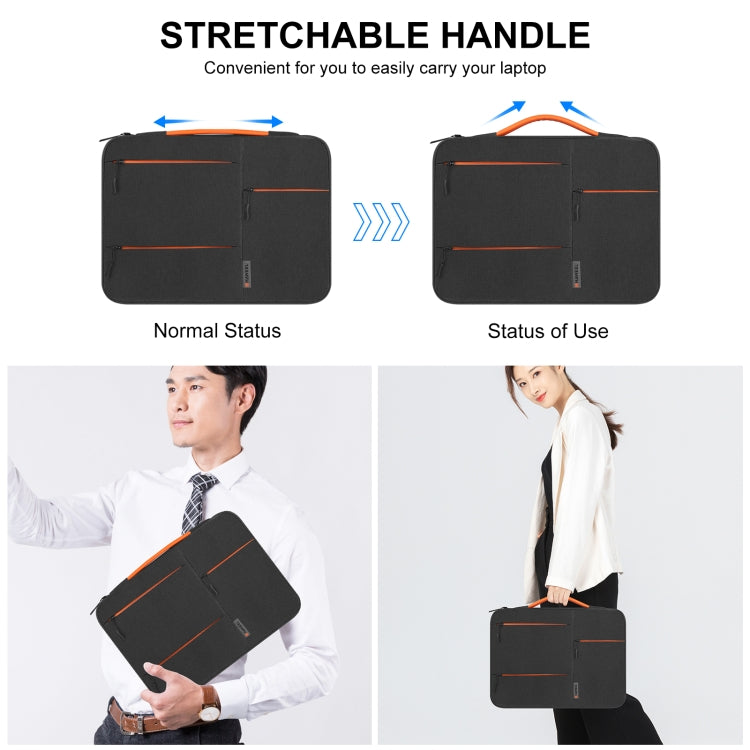 HAWEEL 14.0 inch-15.0 inch Laptop Sleeve Case Zipper Briefcase Handbag For Macbook, Samsung, Lenovo Thinkpad, Sony, DELL Alienware, CHUWI, ASUS, HP Laptops