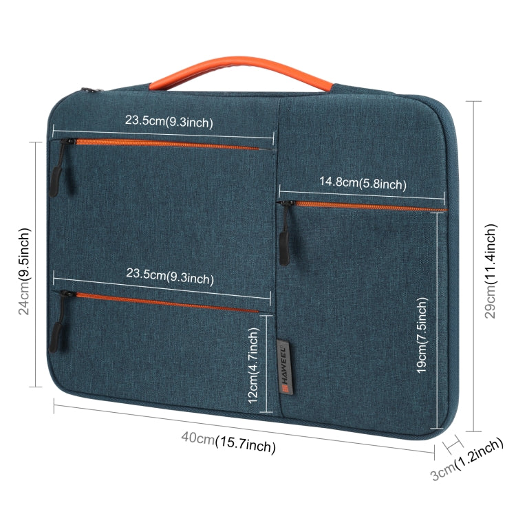 HAWEEL 15.0 inch Sleeve Case Zipper Briefcase Laptop Handbag For Macbook, Samsung, Lenovo Thinkpad, Sony, DELL Alienware, CHUWI, ASUS, HP, 15.0 inch-16.0 inch Laptops