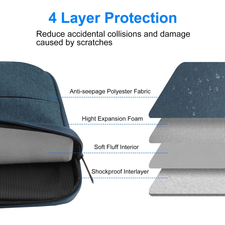 HAWEEL 15.0 inch Sleeve Case Zipper Briefcase Laptop Handbag For Macbook, Samsung, Lenovo Thinkpad, Sony, DELL Alienware, CHUWI, ASUS, HP, 15.0 inch-16.0 inch Laptops