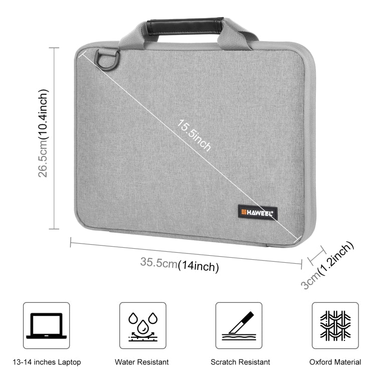 HAWEEL 13.0 inch-14.0 inch Briefcase Crossbody Laptop Bag For Macbook, Lenovo Thinkpad, ASUS, HP