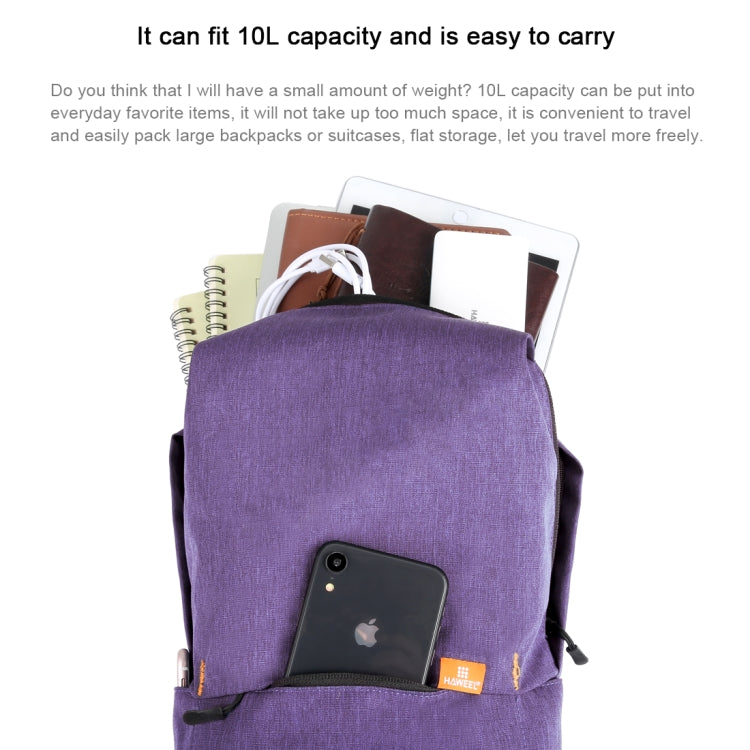 HAWEEL 10L Backpack Colorful Unisex Leisure Sports Chest Pack Travel Bags, Support Anti-theft / Waterproof Function, 10L Backpack