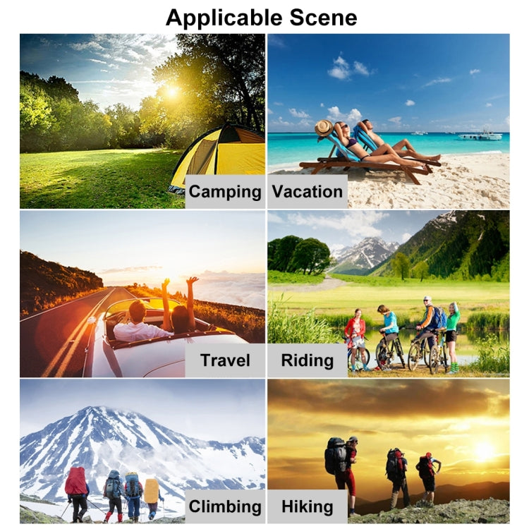 HAWEEL 21W Ultrathin 3-Fold Foldable 5V / 3A Solar Panel Charger with Dual USB Ports, Support QC3.0 and AFC