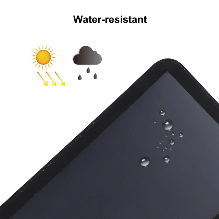 HAWEEL 21W Ultrathin 3-Fold Foldable 5V / 3A Solar Panel Charger with Dual USB Ports, Support QC3.0 and AFC