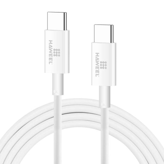 HAWEEL 100W USB-C / Type-C to USB-C / Type-C Fast Charging Data Cable, Length: 1.52m, Type-C to Type-C 1.52m