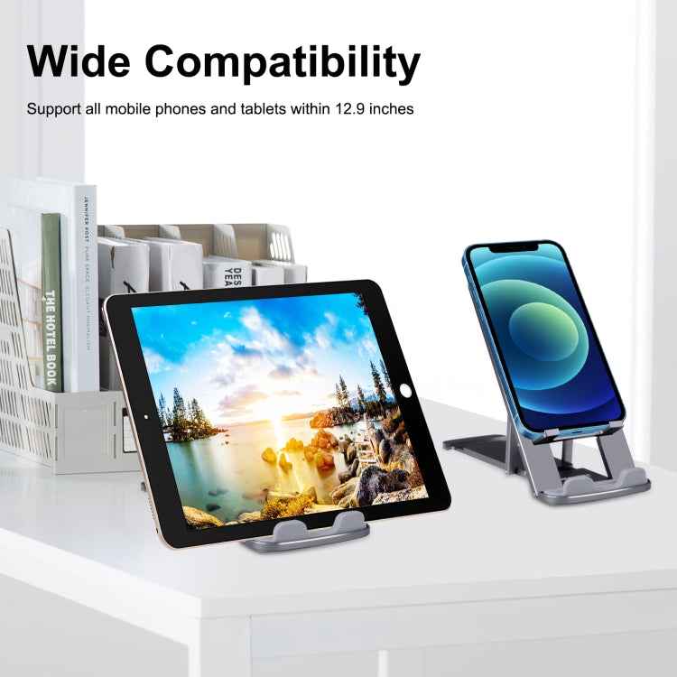 HAWEEL Adjustable Lifting Folding Live Broadcast Aluminum Alloy Desktop Holder