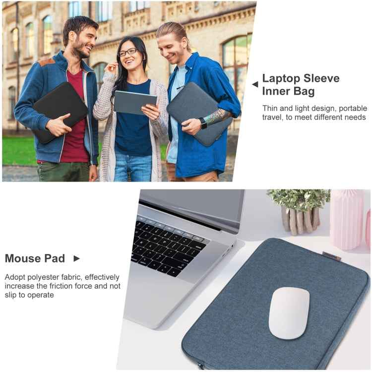 HAWEEL 15 inch Laptop Sleeve Case Zipper Briefcase Bag for 14-15 inch Laptop