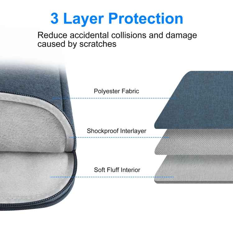 HAWEEL 16 inch Laptop Sleeve Case Zipper Briefcase Bag for 15-16.7 inch Laptop