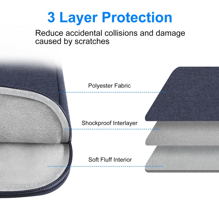 HAWEEL Laptop Sleeve Case Zipper Briefcase Bag with Handle for 15-16.7 inch Laptop