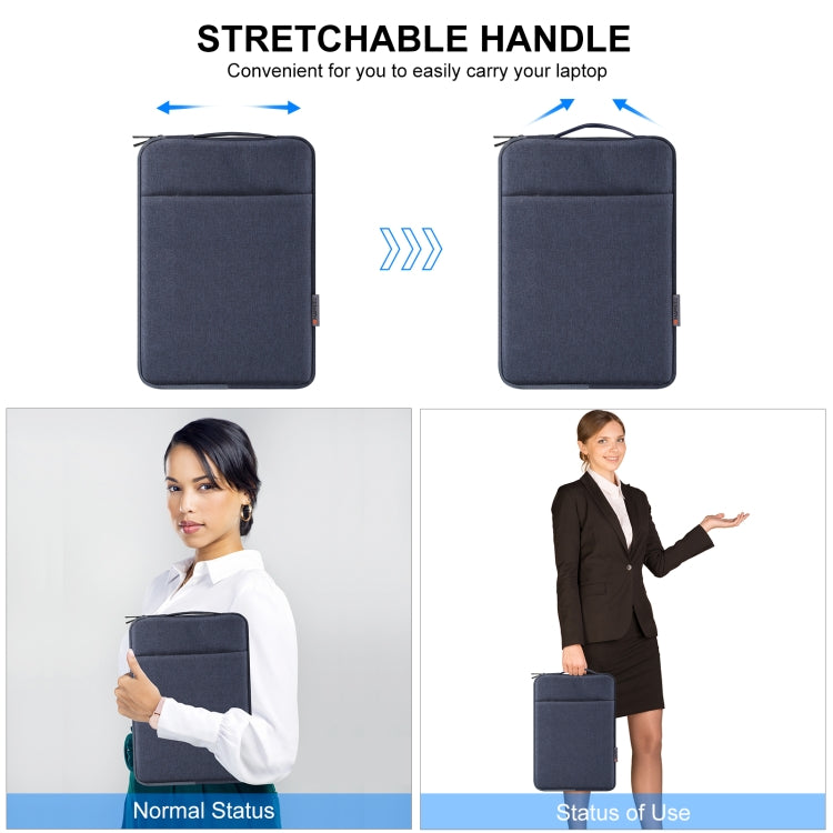 HAWEEL Laptop Sleeve Case Zipper Briefcase Bag with Handle for 15-16.7 inch Laptop