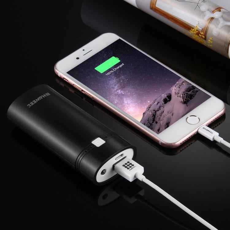 HAWEEL DIY 2x 18650 Battery (Not Included) 5600mAh Power Bank Shell Box with USB Output & Indicator