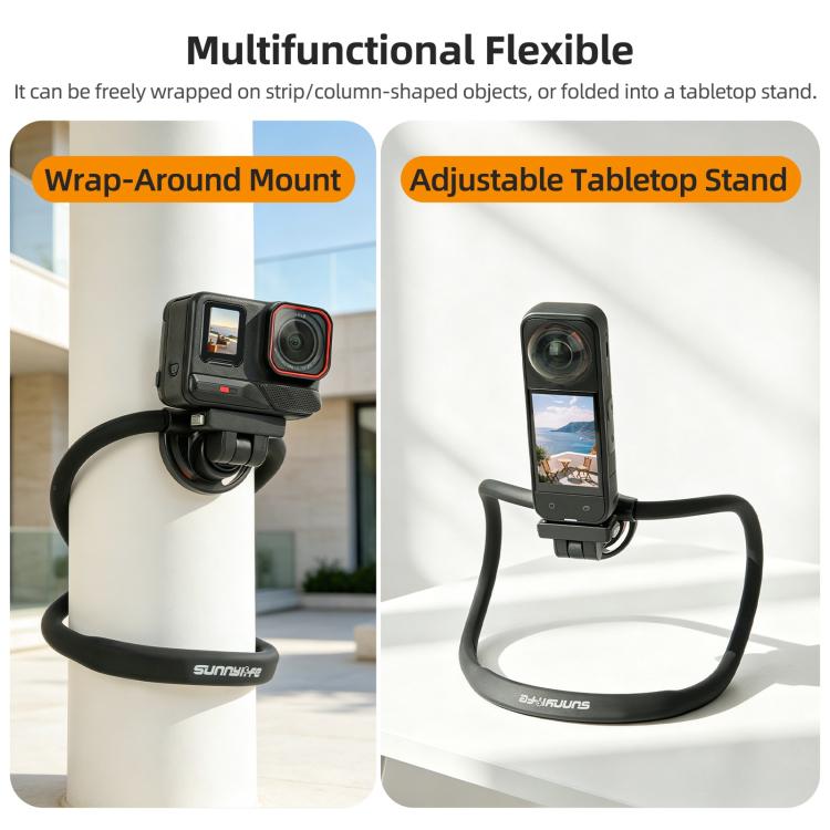 Sunnylife Magnetic POV Neck Mount Hand Free Video Vlog Neck Adjustable Selfie Holder with Body Strap For Insta360 X4 Air / X5 / Ace Pro 2 / 1 / Ace, For Insta360 X4 Air / X5 / Ace Pro 2 / 1 / Ace