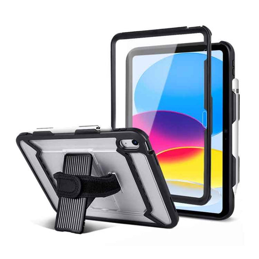 For iPad 10th Gen 10.9 2022 360 Full Body Shockproof Tablet Case with Grip & Holder & Pen Slot