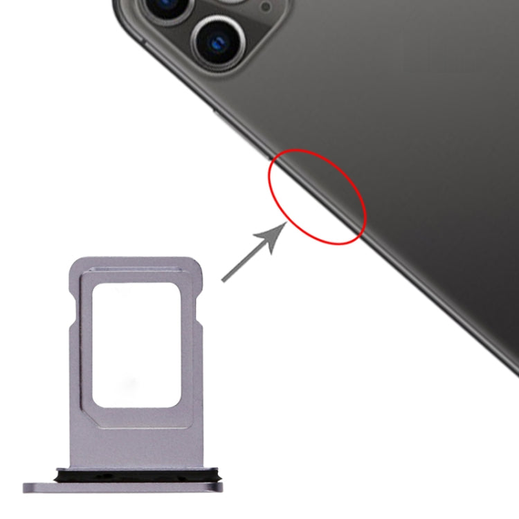 SIM Card Tray for iPhone 11, For iPhone 11 (Single), For iPhone 11, For iPhone 11(Yellow), For iPhone 11 (Purple)