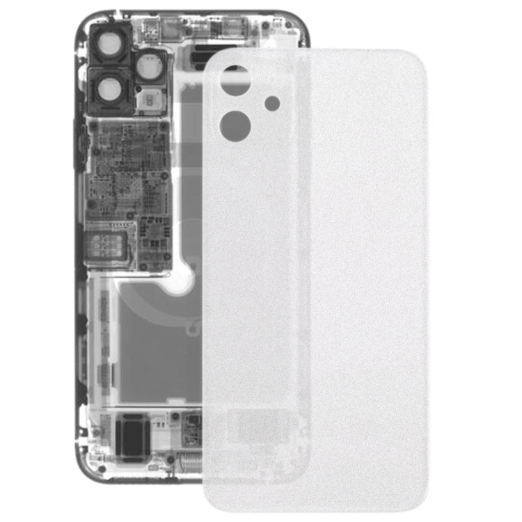 Transparent Frosted Glass Battery Back Cover for iPhone 11, For iPhone 11