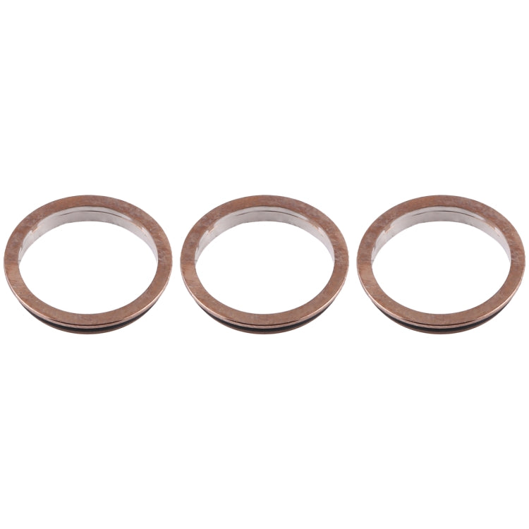 3 PCS Rear Camera Glass Lens Metal Protector Hoop Ring for iPhone 12 Pro, For iPhone 12 Pro
