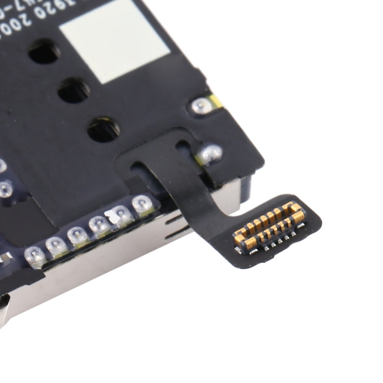 Single SIM Card Holder Socket with Flex Cable for iPhone 12 / 12 Pro, For iPhone 12 / 12 Pro(Single)