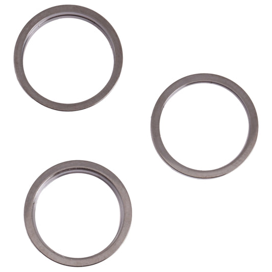 3 PCS Rear Camera Glass Lens Metal Outside Protector Hoop Ring for iPhone 13 Pro Max, For iPhone 13 Pro Max