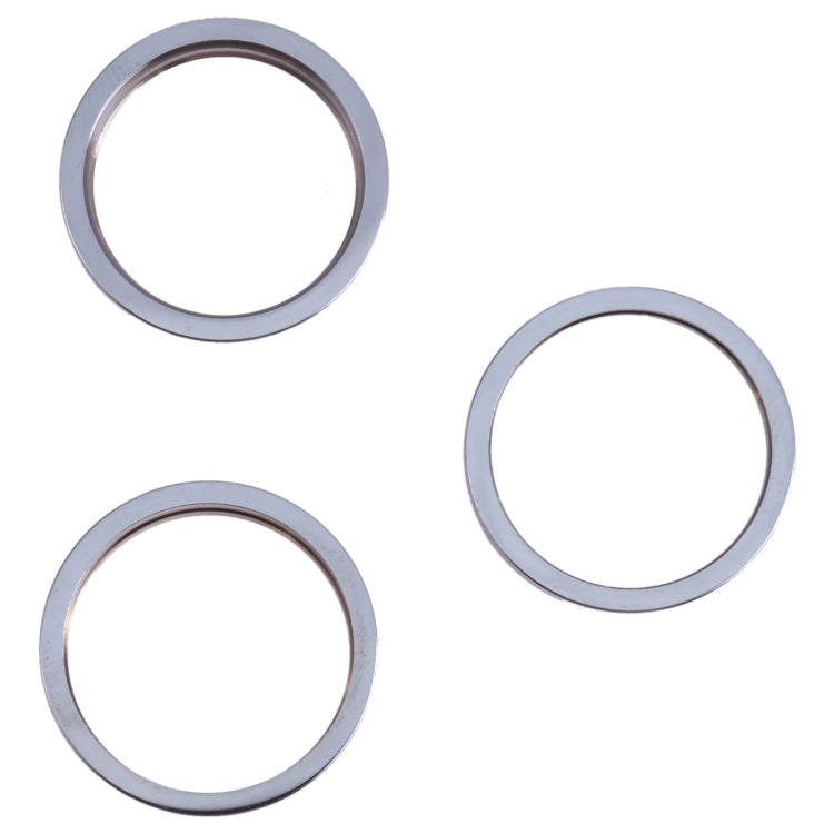 3 PCS Rear Camera Glass Lens Metal Outside Protector Hoop Ring for iPhone 13 Pro, For iPhone 13 Pro