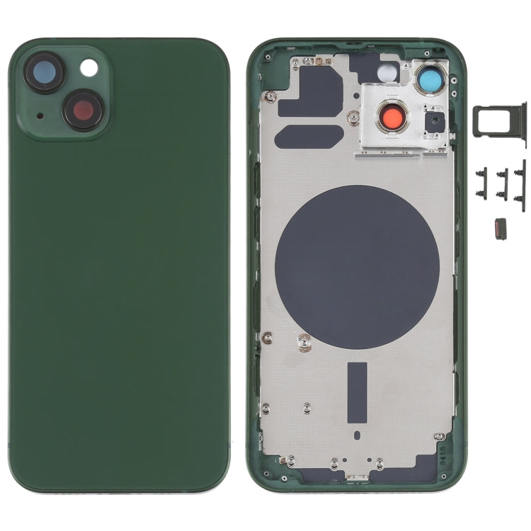Back Housing Cover with SIM Card Tray & Side  Keys & Camera Lens for iPhone 13, For iPhone 13(with SIM Card Tray & Side Keys), For iPhone 13(with Card Tray & Side Keys), For iPhone 13