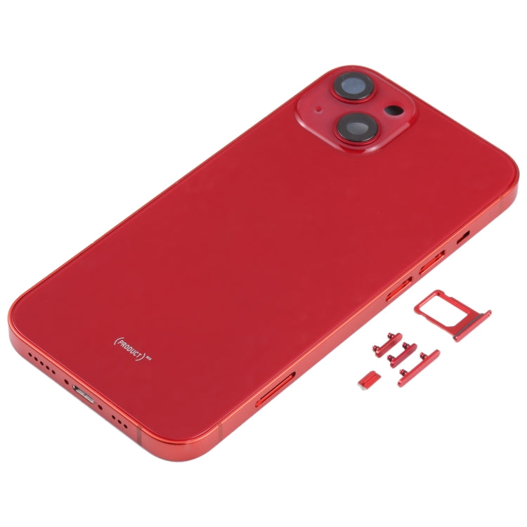 Back Housing Cover with SIM Card Tray & Side  Keys & Camera Lens for iPhone 13, For iPhone 13(with SIM Card Tray & Side Keys), For iPhone 13(with Card Tray & Side Keys), For iPhone 13