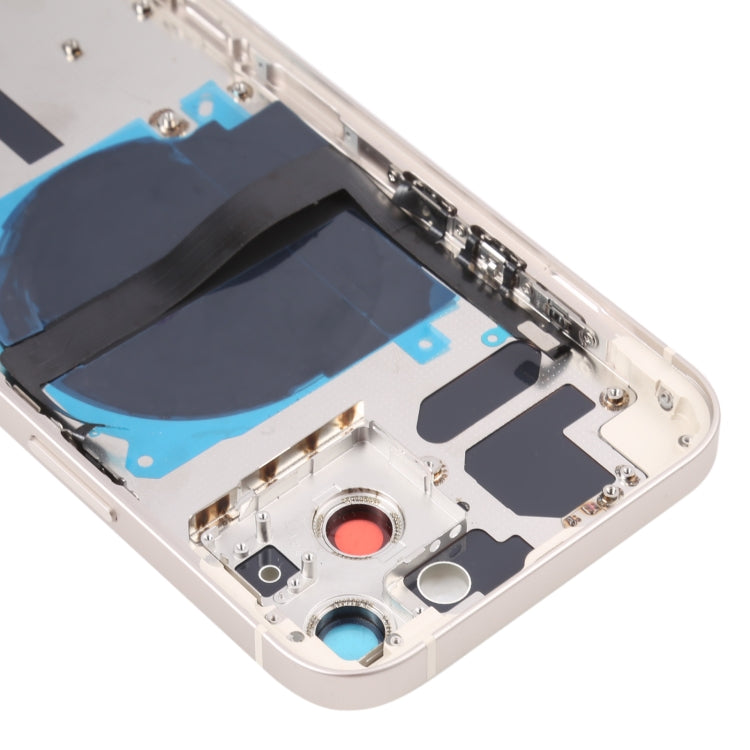 For iPhone 13 Battery Back Cover with Side Keys & Card Tray & Power + Volume Flex Cable & Wireless Charging Module, For iPhone 13 (Assembly)