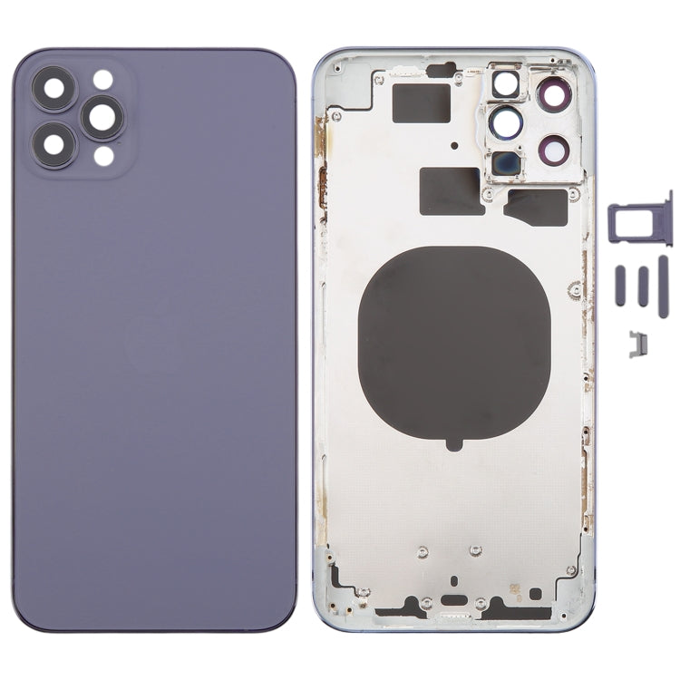 Back Cover with Appearance Imitation of iP13 Pro Max for iPhone 11 Pro Max, For iPhone 11 Pro Max to iP13 Pro Max