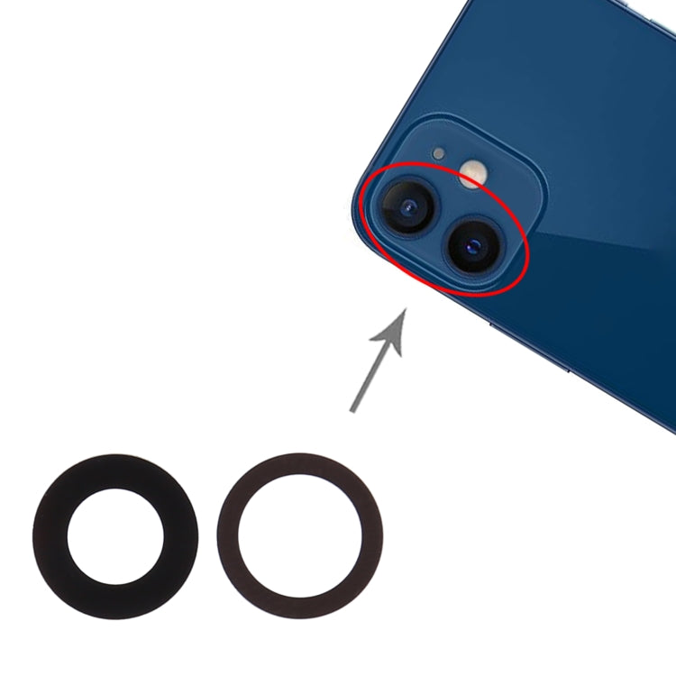 Back Camera Lens for iPhone 12 Mini, For iPhone 12 Mini
