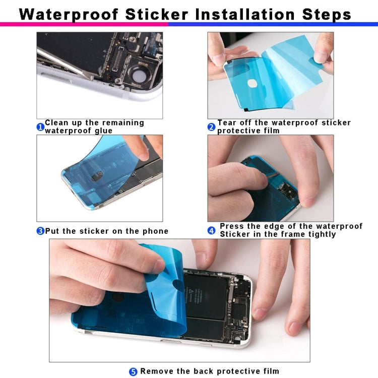 10 PCS Front Housing Adhesive for iPhone 12 Mini, 10 PCS for iPhone 12 Mini