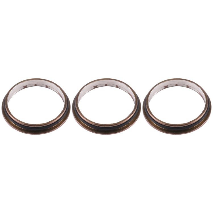 3 PCS Rear Camera Glass Lens Metal Protector Hoop Ring for iPhone 12 Pro Max, For iPhone 12 Pro Max