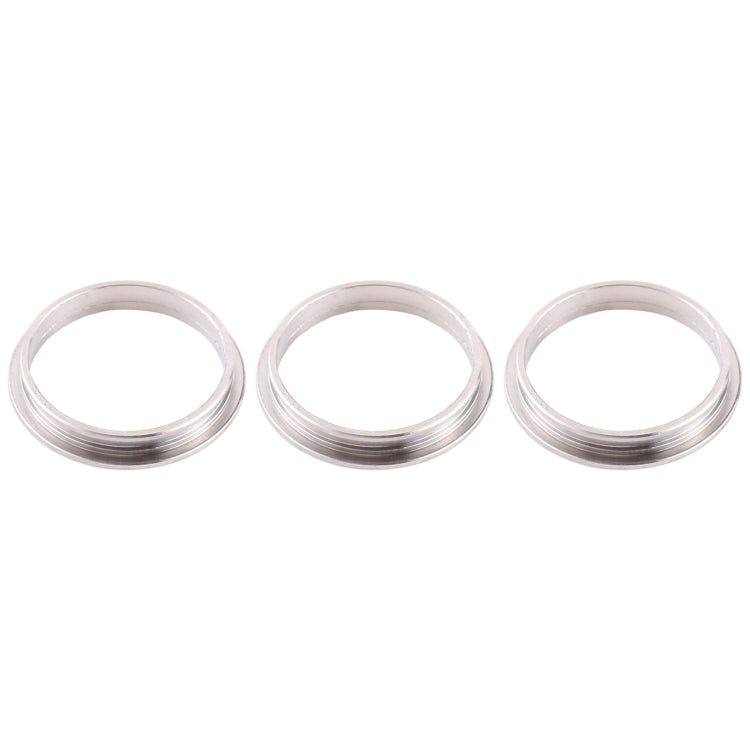 3 PCS Rear Camera Glass Lens Metal Protector Hoop Ring for iPhone 12 Pro Max, For iPhone 12 Pro Max